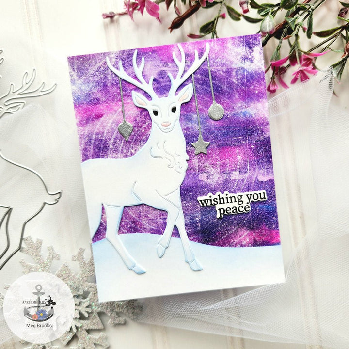 DF161 Holiday Reindeer Fancy Die (E) - Hero Arts