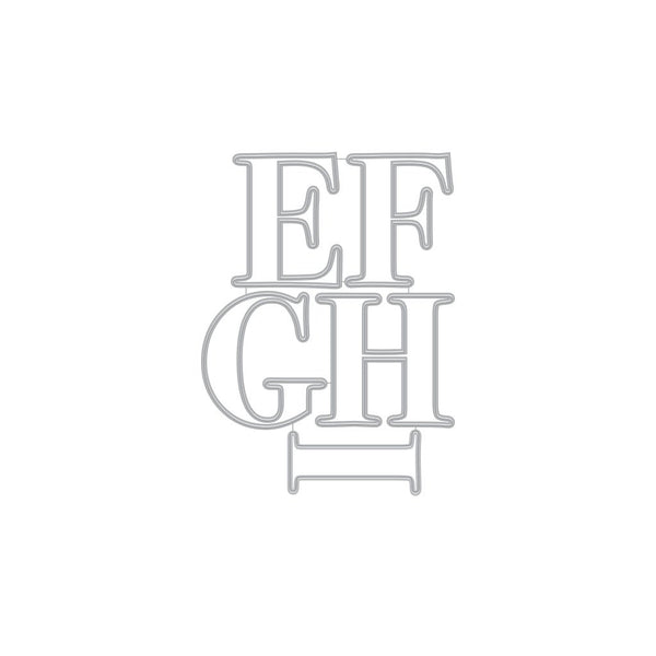 Letter E-I Fancy Dies – Hero Arts