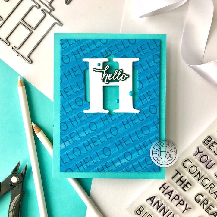 DF166 Letter E - I Fancy Dies (F) - Hero Arts