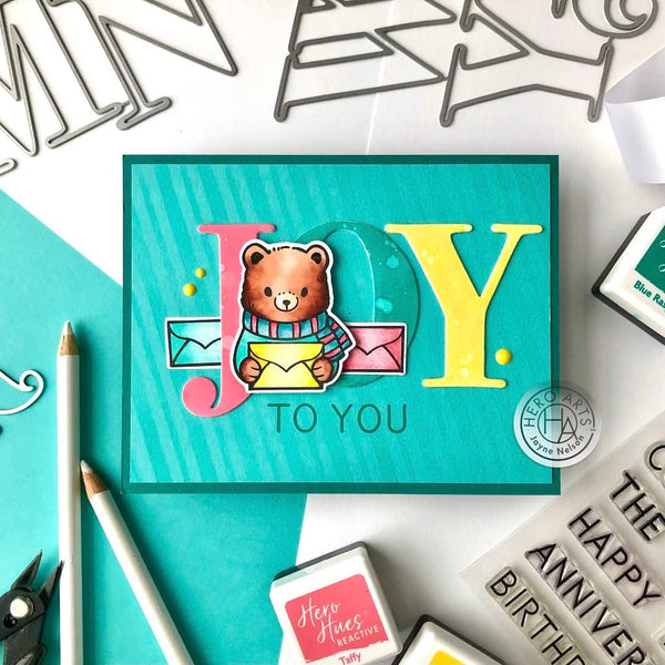 Letter J-N Fancy Dies