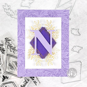 Letter J-N Fancy Dies