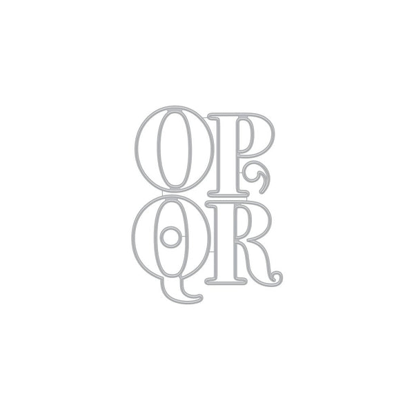 Letter O-R Fancy Dies