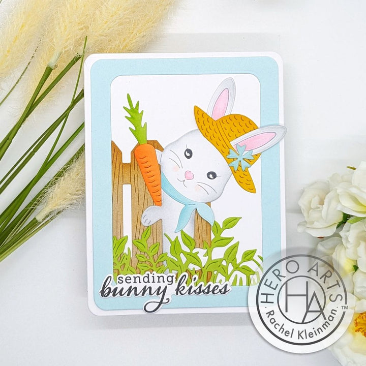 DF174 Peeking Bunny Fancy Die (D) - Hero Arts