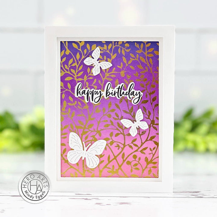 DF177 Butterfly Foliage Fancy Dies (D) - Hero Arts