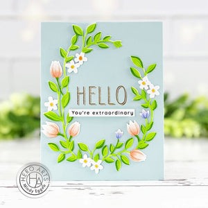 Floral Wreath Fancy Dies