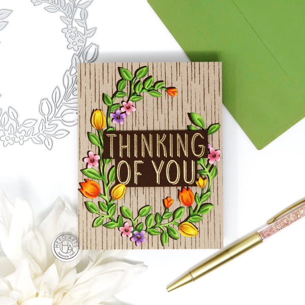 Floral Wreath Fancy Dies