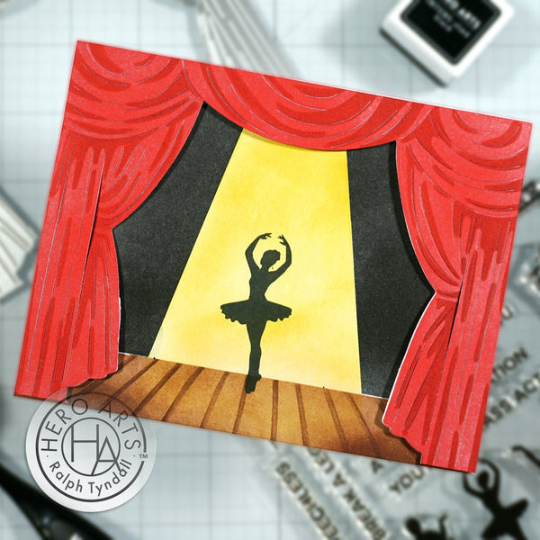 Stage Curtain Fancy Die by Ralph Tyndall