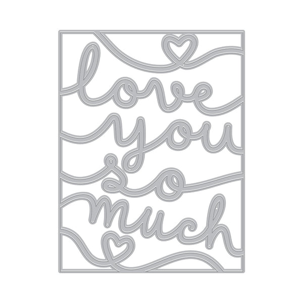 Love You So Much Cover Plate Dies