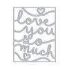 Love You So Much Cover Plate Dies