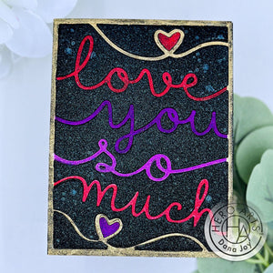 Love You So Much Cover Plate Dies