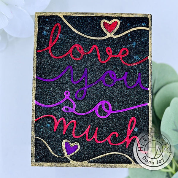 Love You So Much Cover Plate Dies
