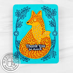 DF198 Folk Fox Fancy Die (D) - Hero Arts