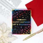 DF207 Hooray Birthday Cover Plate (F) - Hero Arts