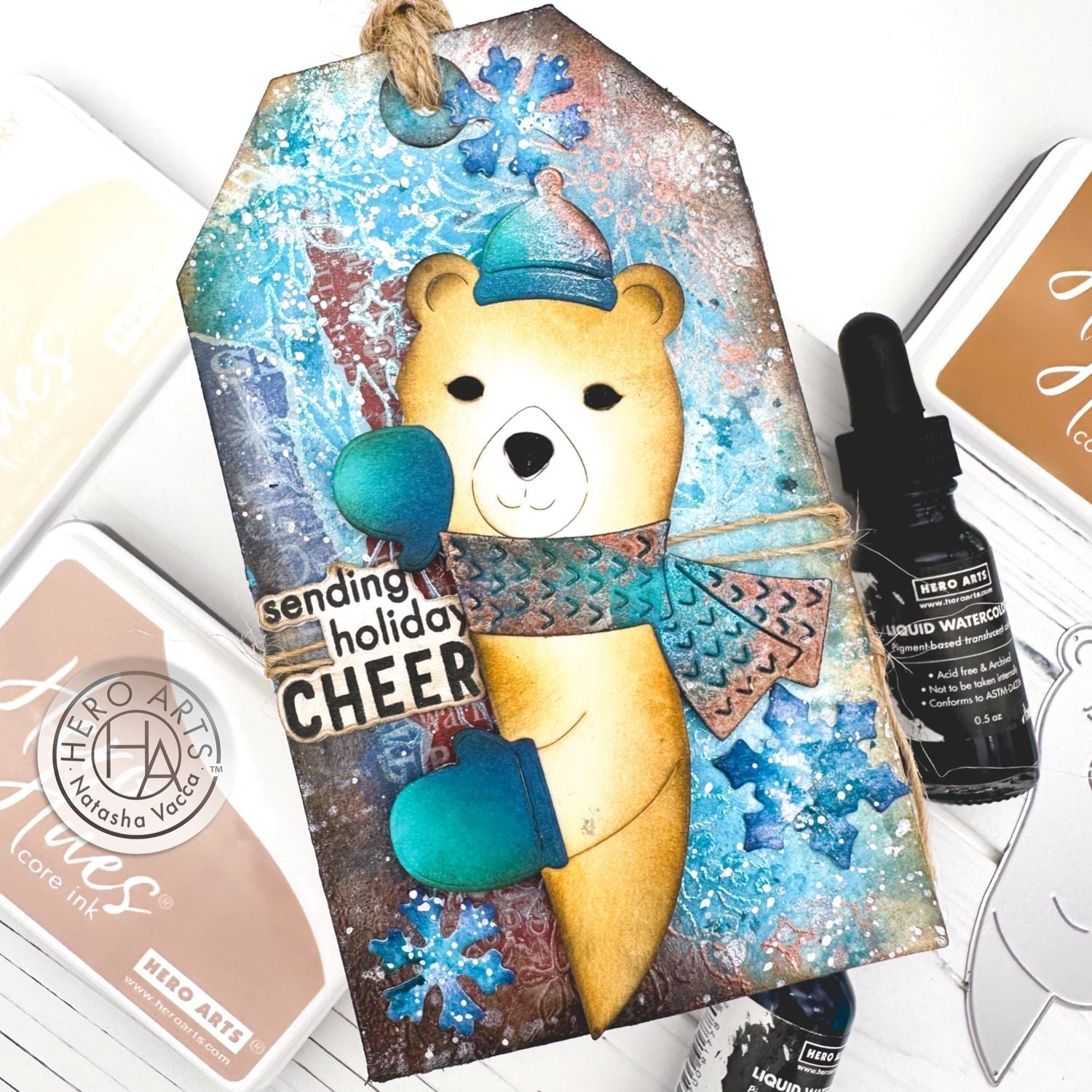 Peeking Winter Bear Die Set – Hero Arts