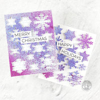 DF214 Snowflake Patterned Cover Plate (F) - Hero Arts