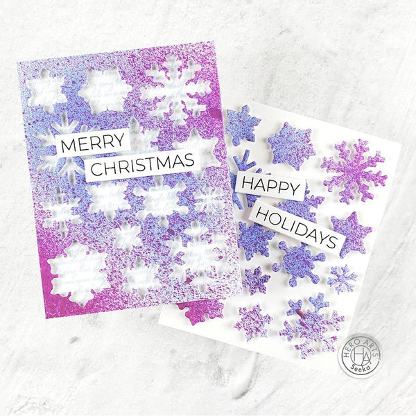 Snowflake Patterned Cover Plate Dies