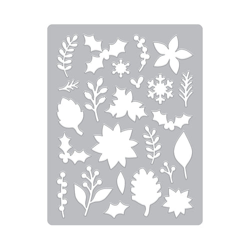 DF221 Winter Foliage Pattern Cover Plate (F) - Hero Arts