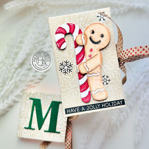 DF222 Peeking Gingerbread Man Fancy Die (E) - Hero Arts