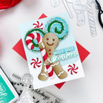 DF222 Peeking Gingerbread Man Fancy Die (E) - Hero Arts