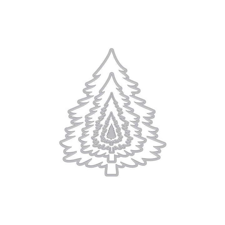 DI404 Fir Trees Infinity Dies (H) - Hero Arts