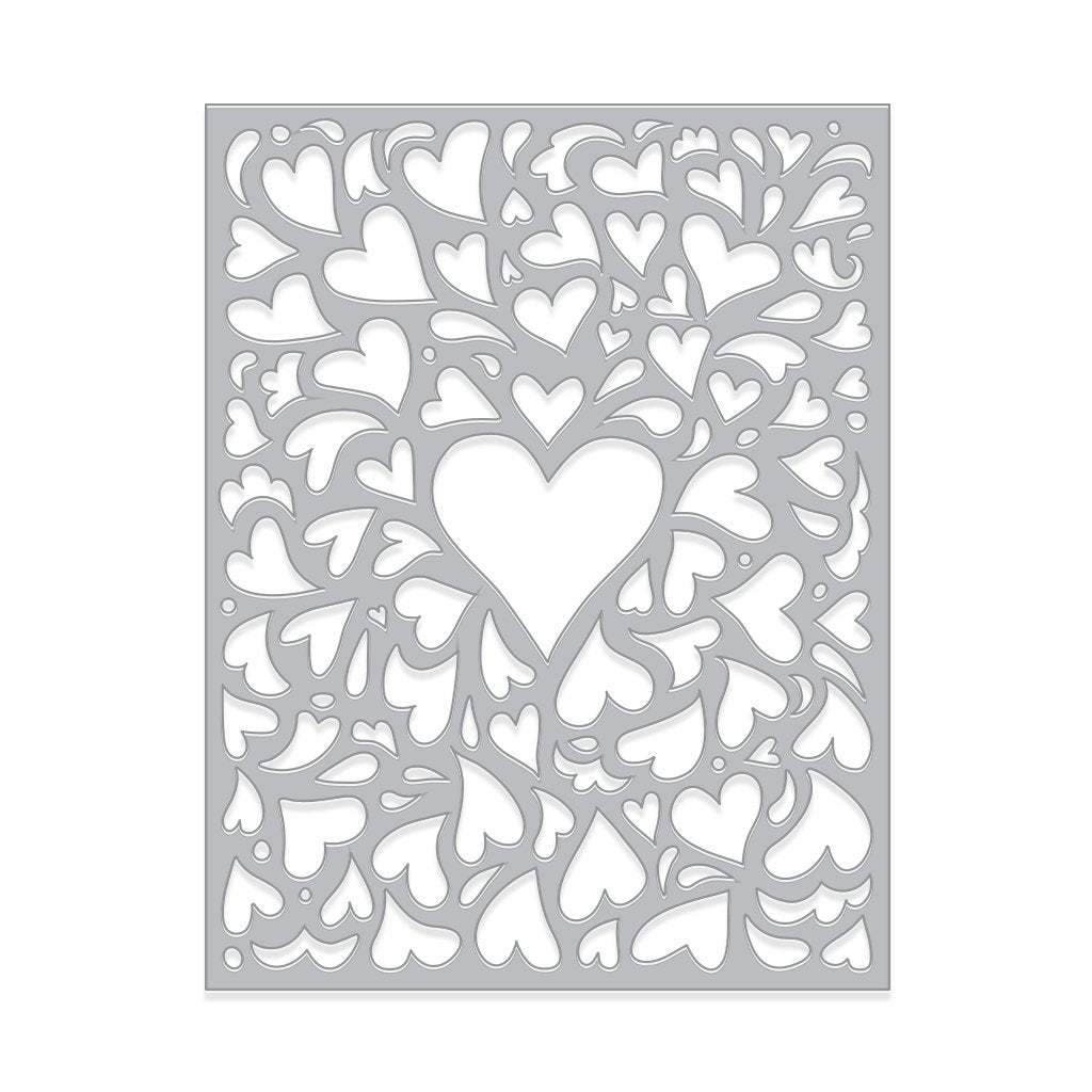 DI483 Window On Love Confetti Fancy Die (F) - Hero Arts