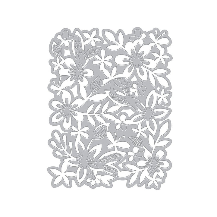 DI596 Flower Garden Cover Plate (E) - Hero Arts