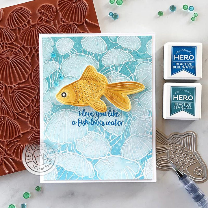 DI627 Paper Layering Goldfish in Bowl (D) - Hero Arts