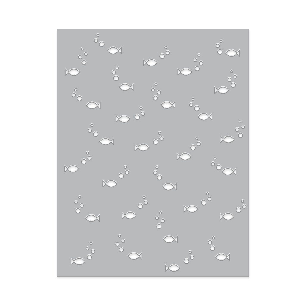 DI628 Fish and Bubbles Confetti Die (F) - Hero Arts