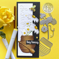 DI859 Bees and Flowers Fancy Dies (C) - Hero Arts