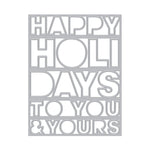 DI916 Happy Holidays Cover Plate (F) - Hero Arts