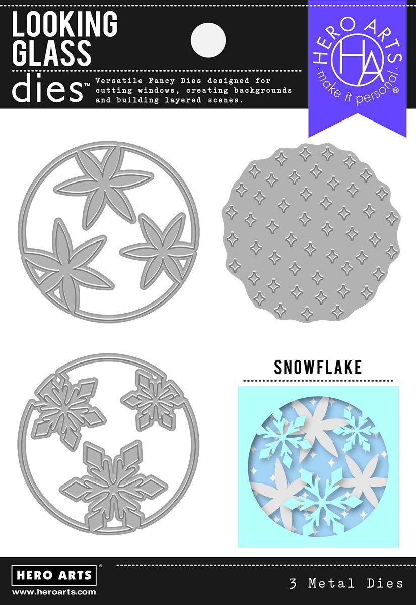 DI919 Looking Glass Snowflake (E) - Hero Arts