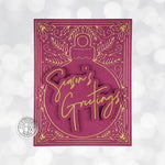 HC102 Season's Greetings Foil & Cut - Hero Arts