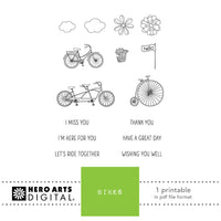 HD127 Bike Printables - Hero Arts