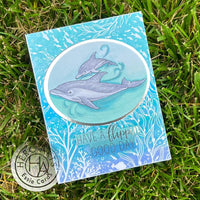 HD129 Dolphins Printables - Hero Arts