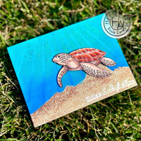 HD131 Sea Turtle Printables - Hero Arts