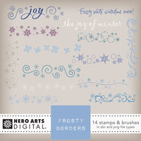 HD145 Frosty Borders Digital Kit - Hero Arts