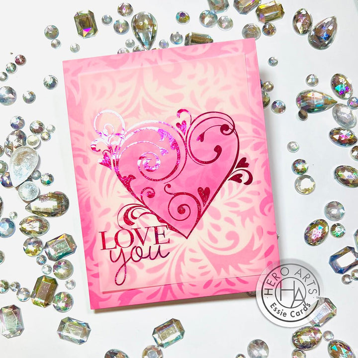 HD151 Swirl Valentine Digital Kit - Hero Arts