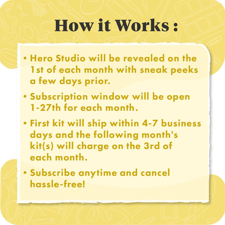 Hero Studio Card Kit of the Month Subscription - Hero Arts