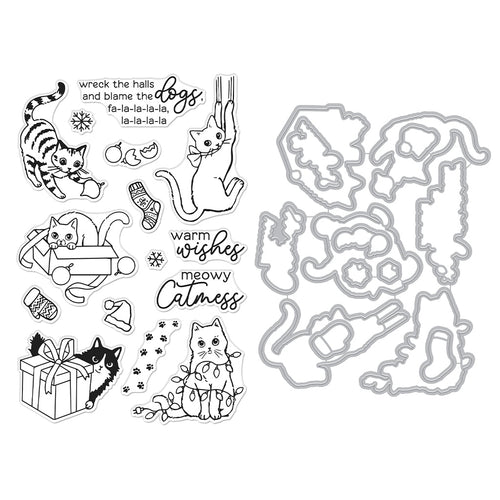 Meowy Cat-mas Stamp & Cut of the Month - November 2024