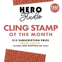 Hero Studio Cling Stamp of the Month Subscription - Hero Arts