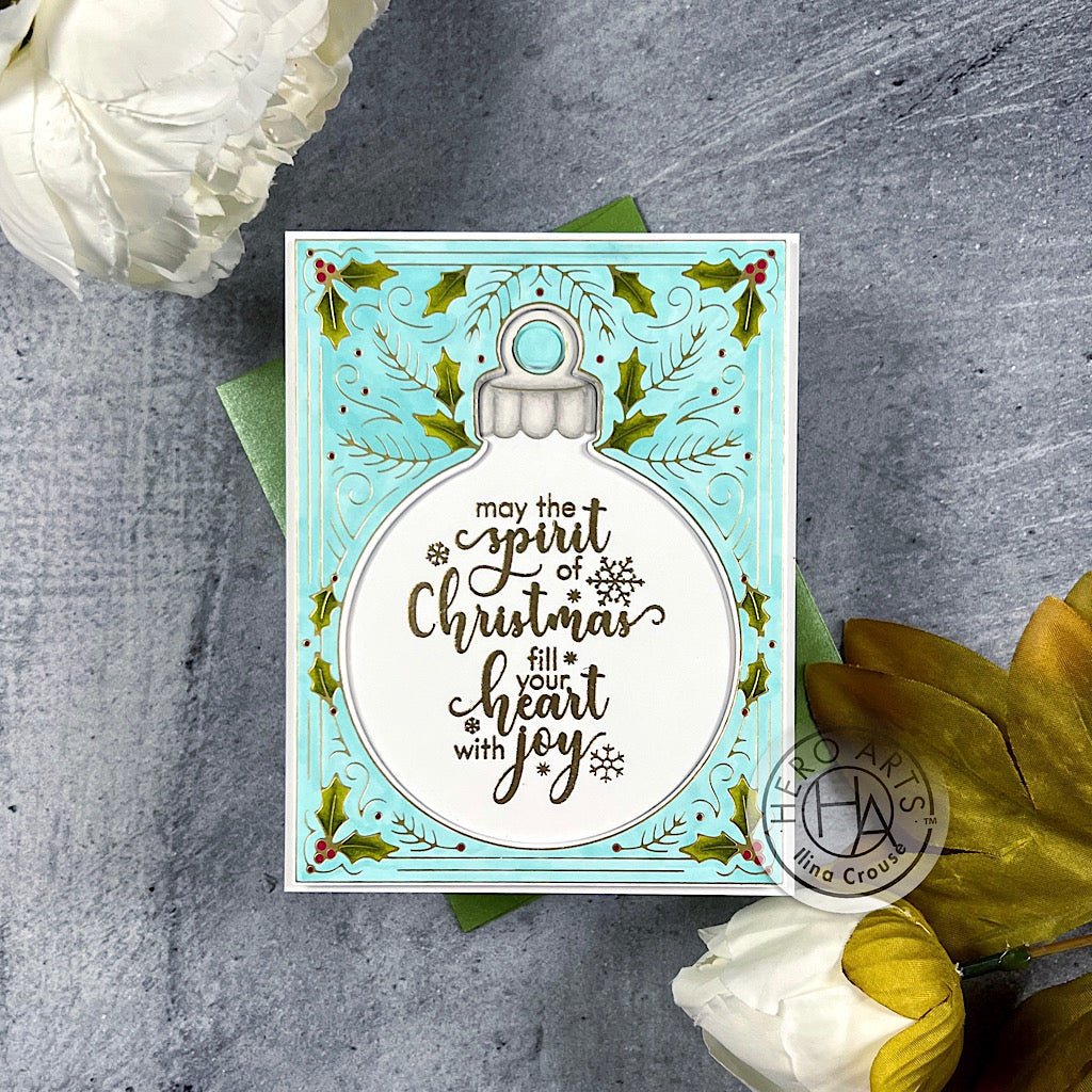 Ornament Border Hot Foil Plate – Hero Arts
