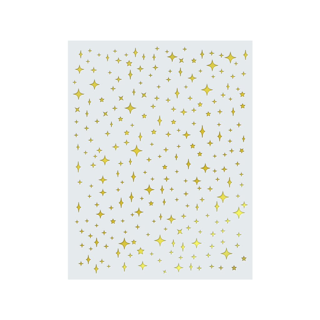 HF110 Twinkling Stars Hot Foil Plate (F) - Hero Arts