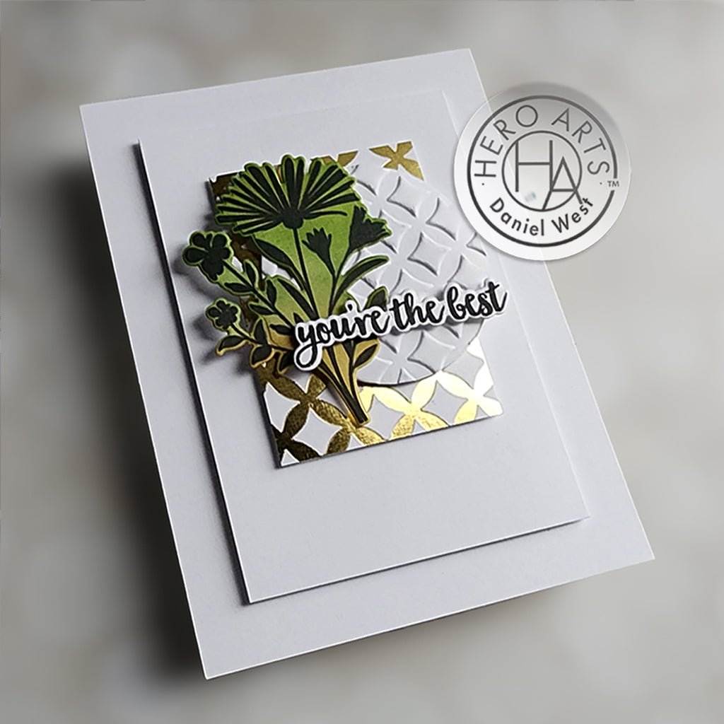 Bold Graphic Hot Foil Plate – Hero Arts