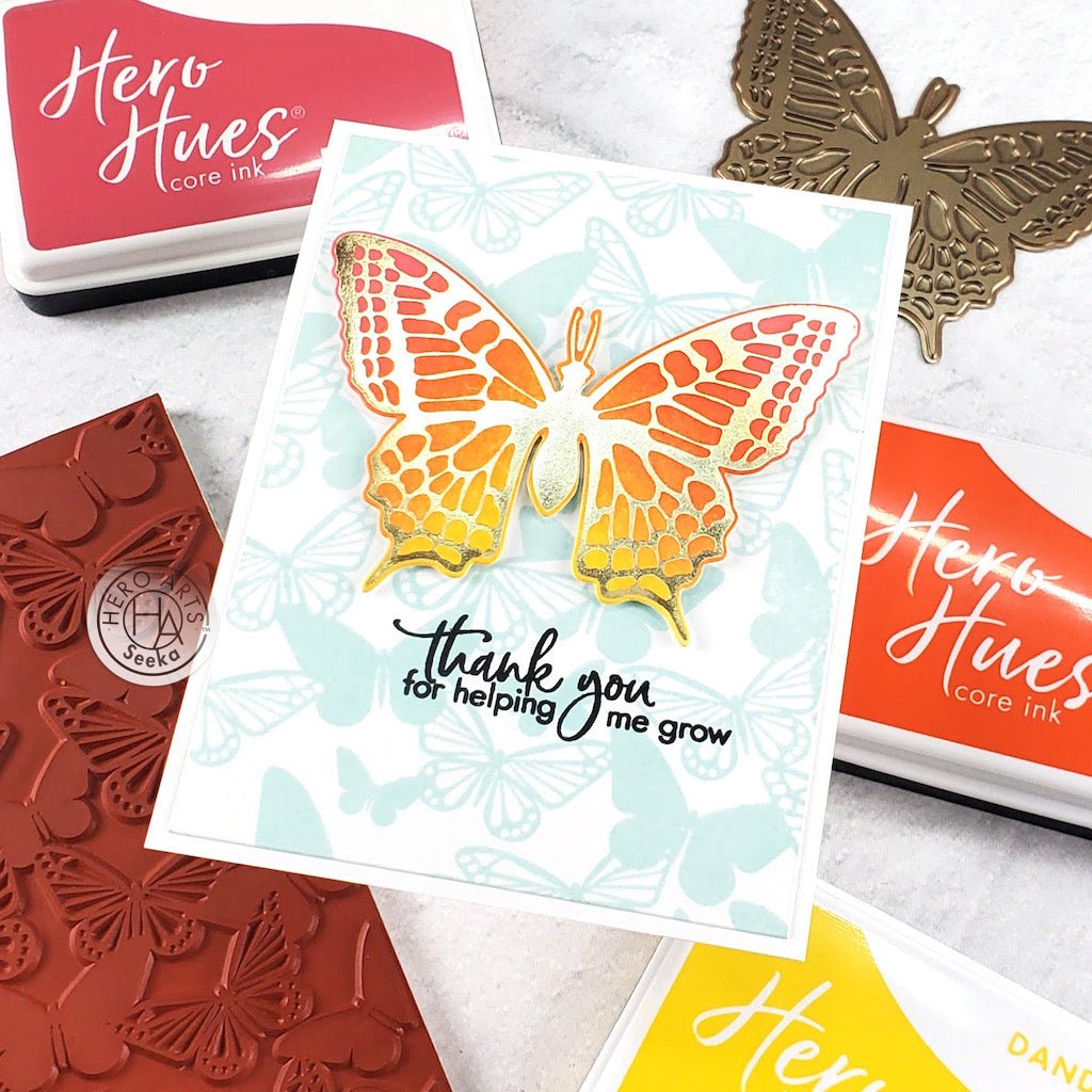 Butterfly Hot Foil Plate – Hero Arts