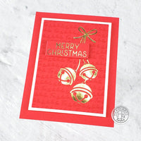 HF123 Jingle Bells Hot Foil Plate (D) - Hero Arts