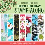 Holiday 2024 Stamp - Along Bundle + Class - Hero Arts