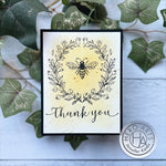 HP103 Antique Bee Letterpress + Foil Plate (D) - Hero Arts