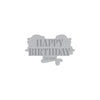 Happy Birthday Letterpress + Foil Plate