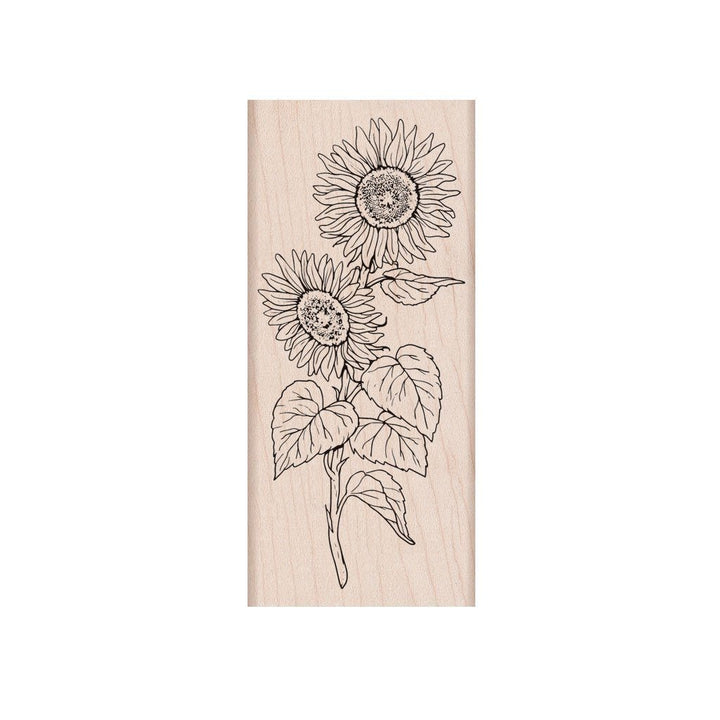 K6289 Hero Florals Sunflower Stem - Hero Arts