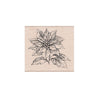 From The Vault Poinsettia Woodblock Stamp